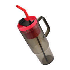 Wholesale Hot Selling 24oz BPA Free Reusable Plastic Tumbler Cup with Lid with Straw
