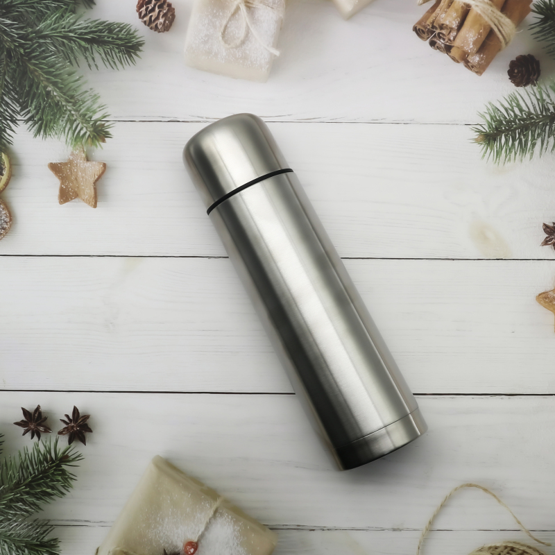 Outdoor Portable 500 Ml Stainless Steel Water Bottle Bullet Thermos Vacuum Insulation Thermos Flask