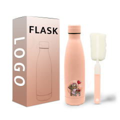 Wholesale Cheap Stainless Steel Cola Shape Water Bottle Thermos Water Bottles Vaccum Flask With Custom Logo