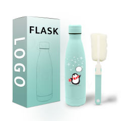 Wholesale Cheap Stainless Steel Cola Shape Water Bottle Thermos Water Bottles Vaccum Flask With Custom Logo