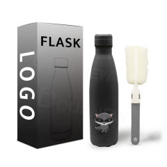 Wholesale Cheap Stainless Steel Cola Shape Water Bottle Thermos Water Bottles Vaccum Flask With Custom Logo