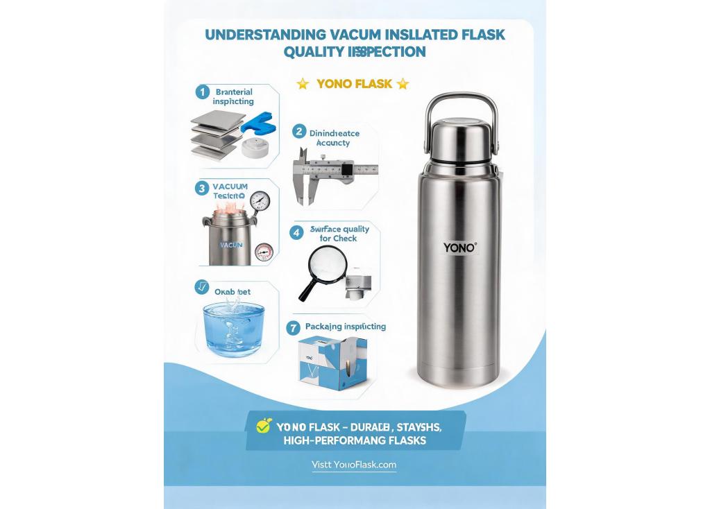 What is the typical quality inspection process for vacuum insulated flasks from a factory?