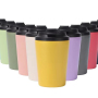 Wholesale High Quality 500ml Custom Logo Coffee Cups Reusable Stainless Steel Insulated Leakproof Engraved Coffee Cups