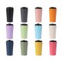Wholesale High Quality 500ml Custom Logo Coffee Cups Reusable Stainless Steel Insulated Leakproof Engraved Coffee Cups