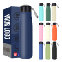 Wholesale Hot Sales High Quality 304 Stainless Steel Water Bottle With Lid and Cleaning Brush for Camping Sports