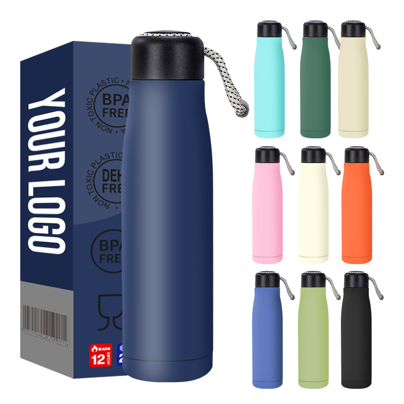 Wholesale Hot Sales High Quality 304 Stainless Steel Water Bottle With Lid and Cleaning Brush for Camping Sports