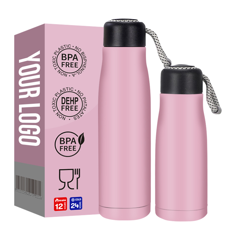 Wholesale Hot Sales High Quality 304 Stainless Steel Water Bottle With Lid and Cleaning Brush for Camping Sports