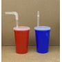 2024 Promotional Personalized Custom 12oz 16oz 22oz Plastic Beer Wedding Party Event Cup Stadium Cups