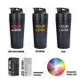 Wholesale Customized Stainless Steel  500ml 750ml Sport Double Wall Insulated Protein Shaker Bottles for Gym Fitness Sports