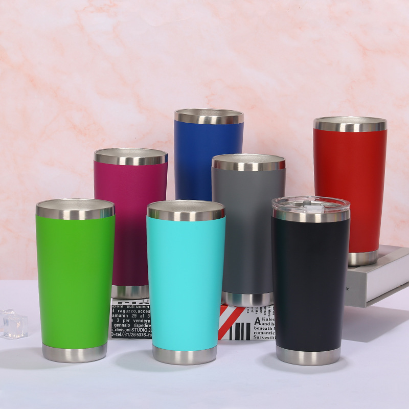 Wholesale Promotion Blank Stainless Steel 20oz Tumblers Cups in Bulk Insulated Travel Car Mugs
