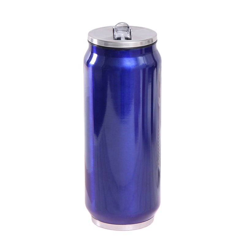 Custom Print Blank Stainless Steel 12 oz 17 oz Cola Can Shape Vacuum Bottle 350 ml 500 ml Cup
