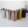 Wholesale Premium Stainless Steel Cup 350ml 500ml Pint Cups Stackable Durable Stainless Steel Water Cups