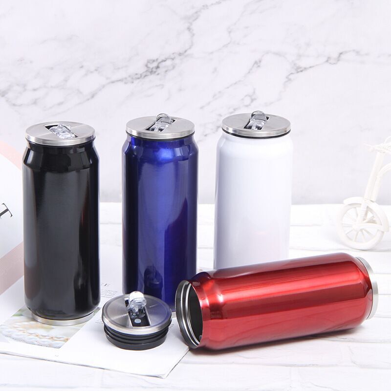 Factory Wholesale 12 OZ Cola Thermos Stainless Steel Cola Can Shape Vacuum Flasks/cole Thermos Water Bottle