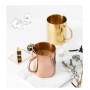 Wholesale Customized logo Mug Camping Travel Outdoor Cup 400ml Double-Wall Stainless Steel Mug With Handle for Tea Milk Beer