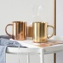 Wholesale Customized logo Mug Camping Travel Outdoor Cup 400ml Double-Wall Stainless Steel Mug With Handle for Tea Milk Beer