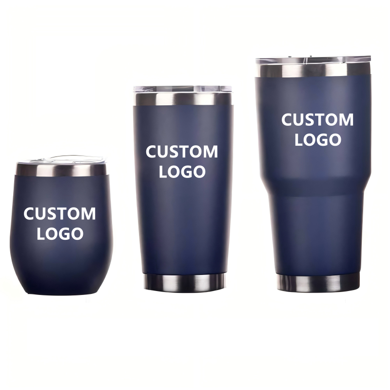Custom LOGO Wholesale 12oz 20oz 30oz Tumbler Vacuum Insulated Mug Travel Cooler Cups Double Wall Stainless Steel Tumblers