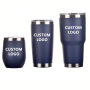 Custom LOGO Wholesale 12oz 20oz 30oz Tumbler Vacuum Insulated Mug Travel Cooler Cups Double Wall Stainless Steel Tumblers
