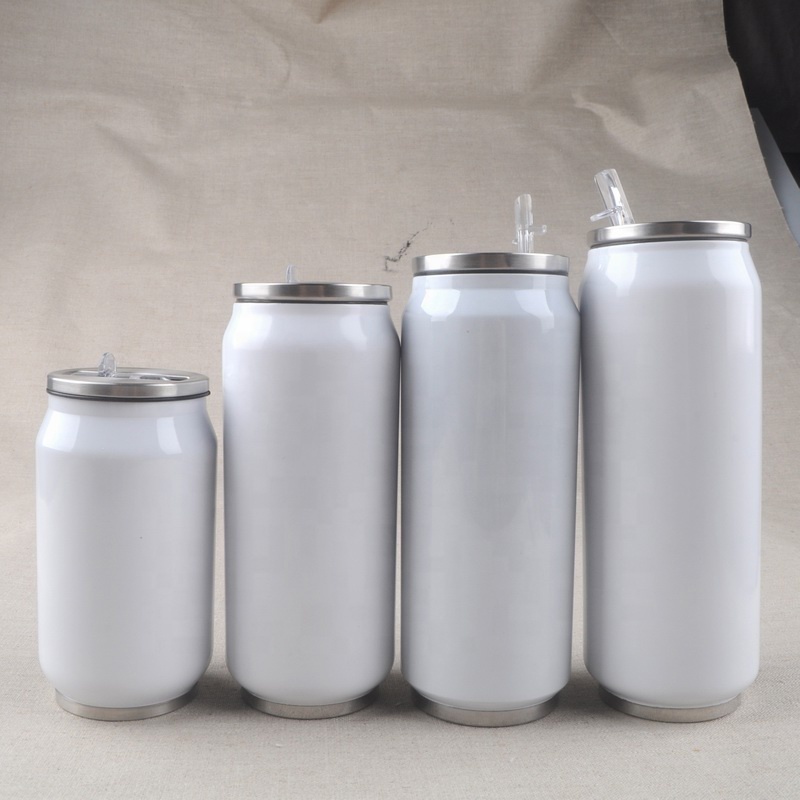 Hot Sale Sublimation Blank 12 oz Cola Can DIY Blank Heat Transfer Coated Cans Insulated Cups Blank Sublimation