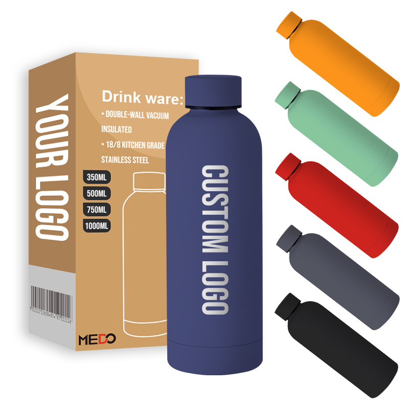 Wholesale Double Wall 500ml 750ml 1000ml Insulated Sports Vacuum Insulated Stainless Steel Water Bottles With Lids