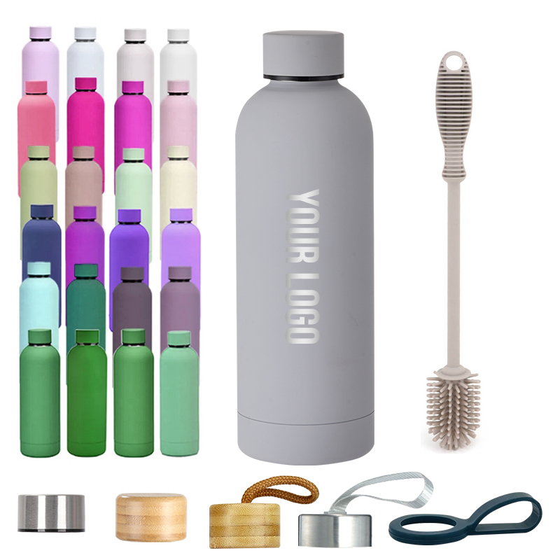 Wholesale Double Wall 500ml 750ml 1000ml Insulated Sports Vacuum Insulated Stainless Steel Water Bottles With Lids