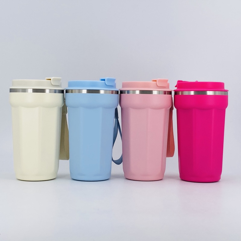 Wholesale Insulated Coffee Travel Mug Vacuum Stainless Steel Thermos Hot & Cold Drinks 12oz Coffee Mug Cup
