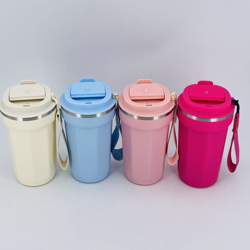 Wholesale Insulated Coffee Travel Mug Vacuum Stainless Steel Thermos Hot & Cold Drinks 12oz Coffee Mug Cup