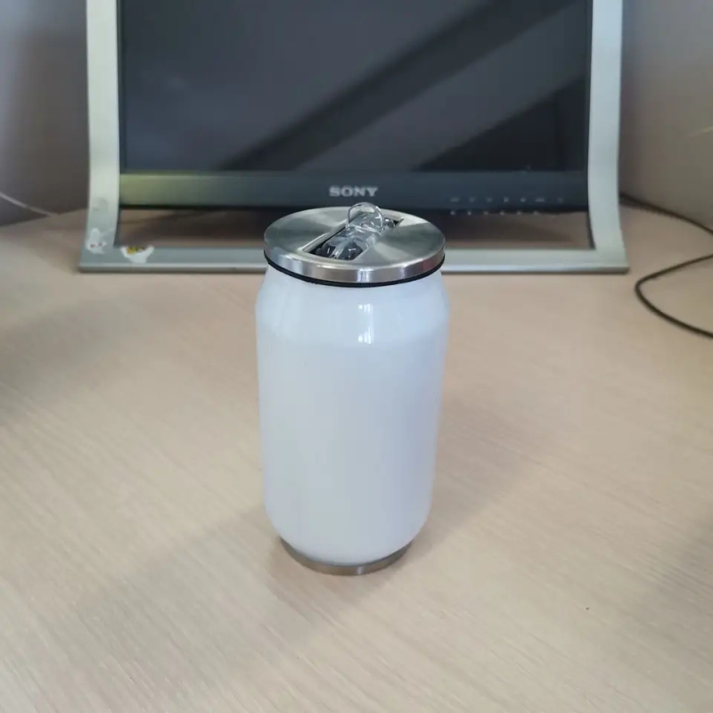 Sublimation 12 oz 17 oz Cola Bottle Thermos Stainless Steel Cans Double Wall Vacuum Thermos Water Cans