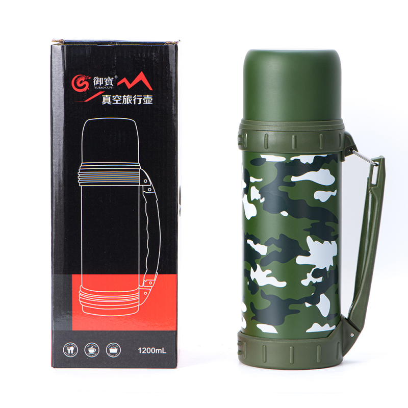 Wholesale Custom Logo 1600ML 2000ML 2500ML Stainless Steel Travel Flask Powder Water Bottle with Lid