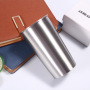 Wholesale Premium 350ml 500ml Kids Pint Cup Durable Single Walled Tumbler Cups Stainless Steel Stackable Cup