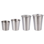 Wholesale Premium 350ml 500ml Kids Pint Cup Durable Single Walled Tumbler Cups Stainless Steel Stackable Cup