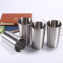 Wholesale Premium 350ml 500ml Kids Pint Cup Durable Single Walled Tumbler Cups Stainless Steel Stackable Cup