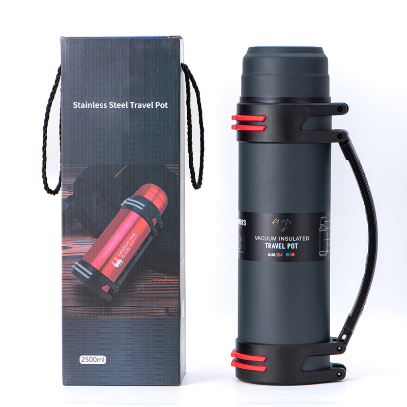 Wholesale Custom Leakproof Lids Insulated Travel Flasks Stainless Steel Thermos Water Bottles with Tea Filter for Outdoor Travel