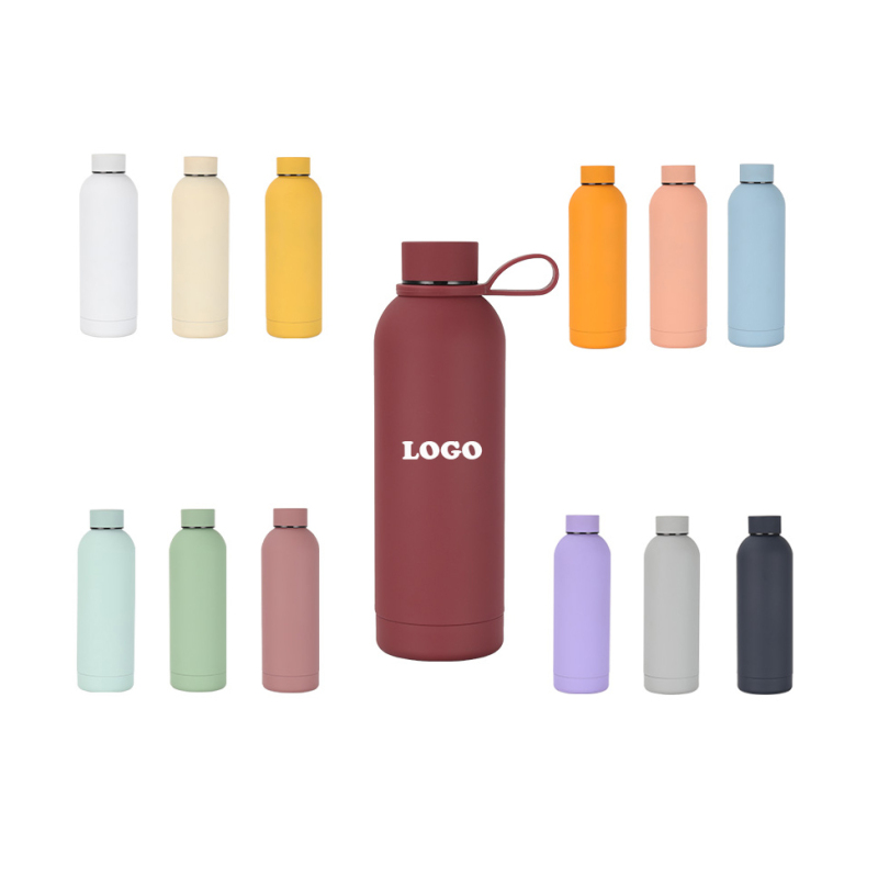 Wholesale Stainless Steel Vacuum Insulated Hot Cold Water Bottle Double Walled Cola Shape Leak Proof Sports Flask