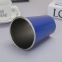Wholesale Stackable Single Wall 16oz Stainless Steel Coffee Mug, 16oz 304 Stainless Steel Pint Tumbler Drink Mug