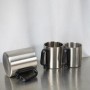 Wholesale Customized Mug 220ml 350ml Double-Wall Camping Accessories Stainless Steel Carabiner Mug With Handle Lid