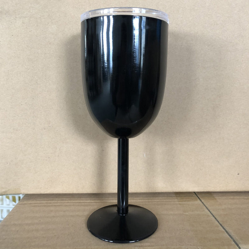 Private Label Stainless Steel Wine Goblet Wine Tumbler Mug Stainless Steel Goblet Wine Glass