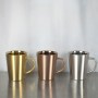 Wholesale Hot Sales 350ml Double-Wall Camping Travel  Milk Coffee Cup Stainless Steel Coffee Cup With Handle