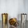 Wholesale Hot Sales 350ml Double-Wall Camping Travel  Milk Coffee Cup Stainless Steel Coffee Cup With Handle