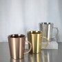 Wholesale Hot Sales 350ml Double-Wall Camping Travel  Milk Coffee Cup Stainless Steel Coffee Cup With Handle