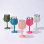 Supplie Hot Sales Wholesale Stainless Steel Custom Color logo Stainless Steel Shot Glass with Lid for Party