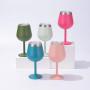 Supplie Hot Sales Wholesale Stainless Steel Custom Color logo Stainless Steel Shot Glass with Lid for Party