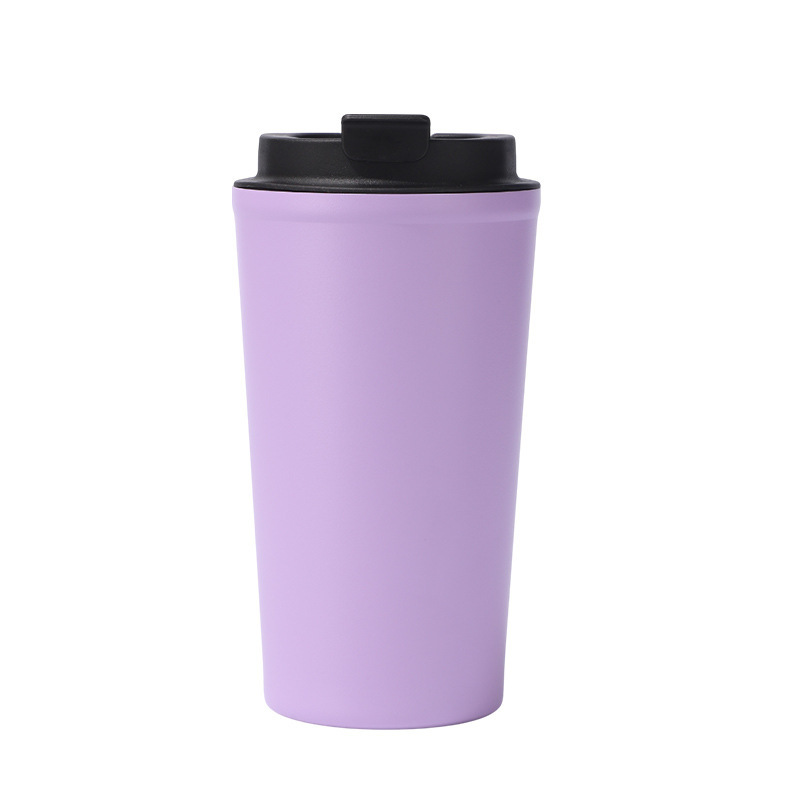 Wholesale High Quality 500ml Custom Logo Reusable Small Coffee Cup Stainless Steel Insulated Leakproof Coffee Cups With Logo