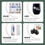 Wholesale 12oz Custom logo Stainless Steel 304 Egg Mugs Tumbler Travel Insulated Beer Tea Coffee Thermo Mug Cup with Lid