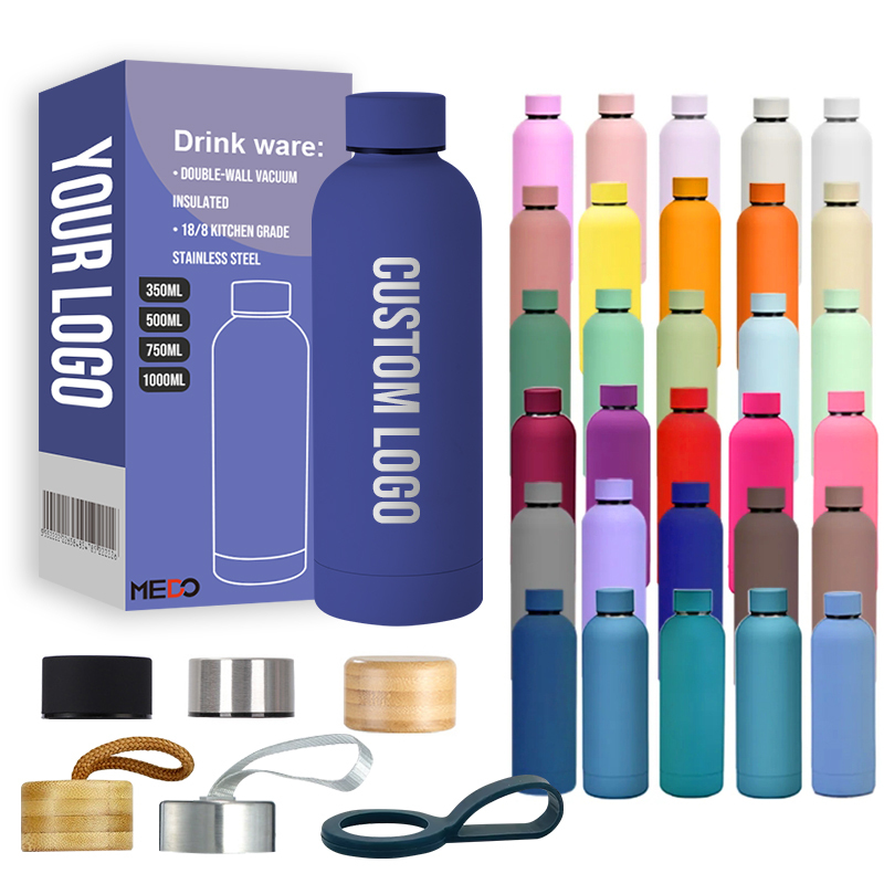 Wholesale Cheap Double Wall Small Mouth Insulated Sports Vacuum Insulated Stainless Steel Water Bottles With Lids