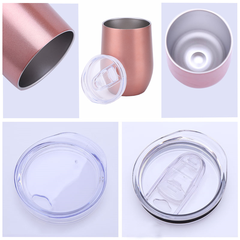 Wholesale Sale Tumbler 12oz Stainless Steel Metal Lid Mug Wine Cups Tumblers Swig Mug