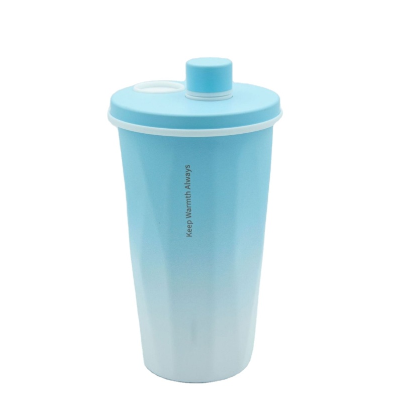 High Quality Custom Logo 600ml Coffee Mug Manufacturer Powder Coated Magnetic Lid Stainless Steel Insulated Coffee Shop Mug