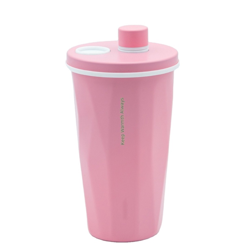 High Quality Custom Logo 600ml Coffee Mug Manufacturer Powder Coated Magnetic Lid Stainless Steel Insulated Coffee Shop Mug