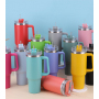 Custom Wholesale Double Wall Stainless Steel Vacuum Insulated 30oz 40oz Tumbler with Handle and Straw