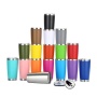 Wholesale Portable Leak-Proof Magnetic Lid 20oz 30oz Double Wall Stainless Steel Insulated Coffee Tumbler Cup With Lid and Straw
