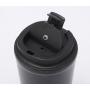 Wholesale High Quality 500ml Custom Logo Matte Black Coffee Cup Stainless Steel Insulated Leakproof Coffee And Tea Cups